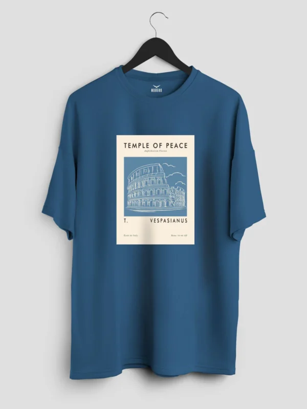 Temple of Peace Oversized T-Shirt - Image 2