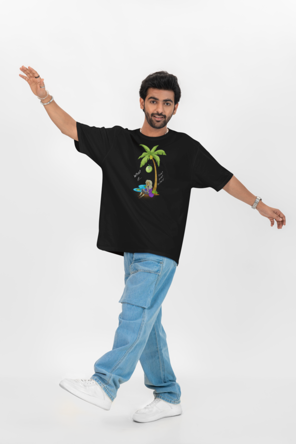 Newton Gravity Oversized T-Shirt – 240 GSM French Terry Cotton | Premium Streetwear | Free Delivery - Image 4