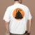 back view oversized tee mockup of a man sitting on a customizable cube m38922 (5)