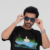 oversized t shirt mockup featuring a man putting on his sunglasses in a cm53043 (2)